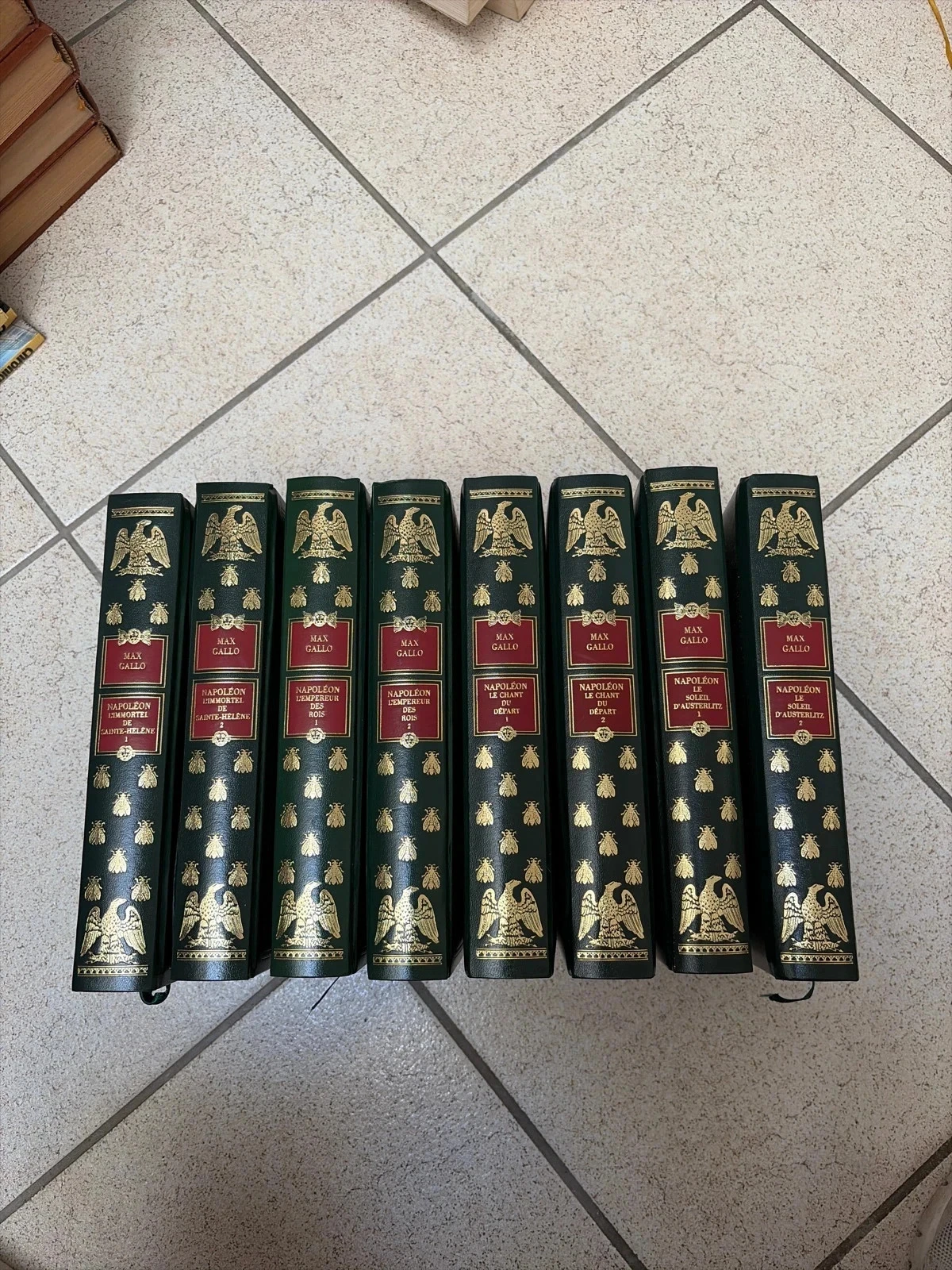 Gros lot 8 vieux livres Max gallo Napoléon